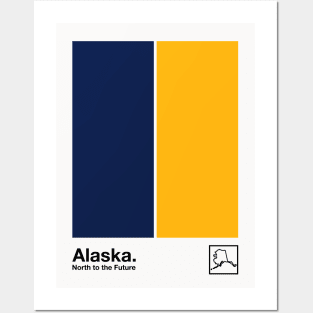 Alaska  // Original Minimalist Artwork Poster Design Posters and Art